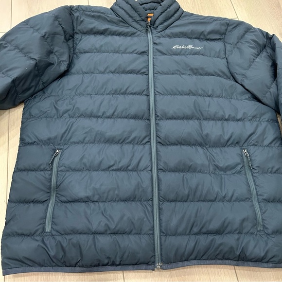 $129 Size XL GRAY Eddie Bauer Men's CirrusLite Down Jacket ultralight PACKABLE - Picture 3 of 6